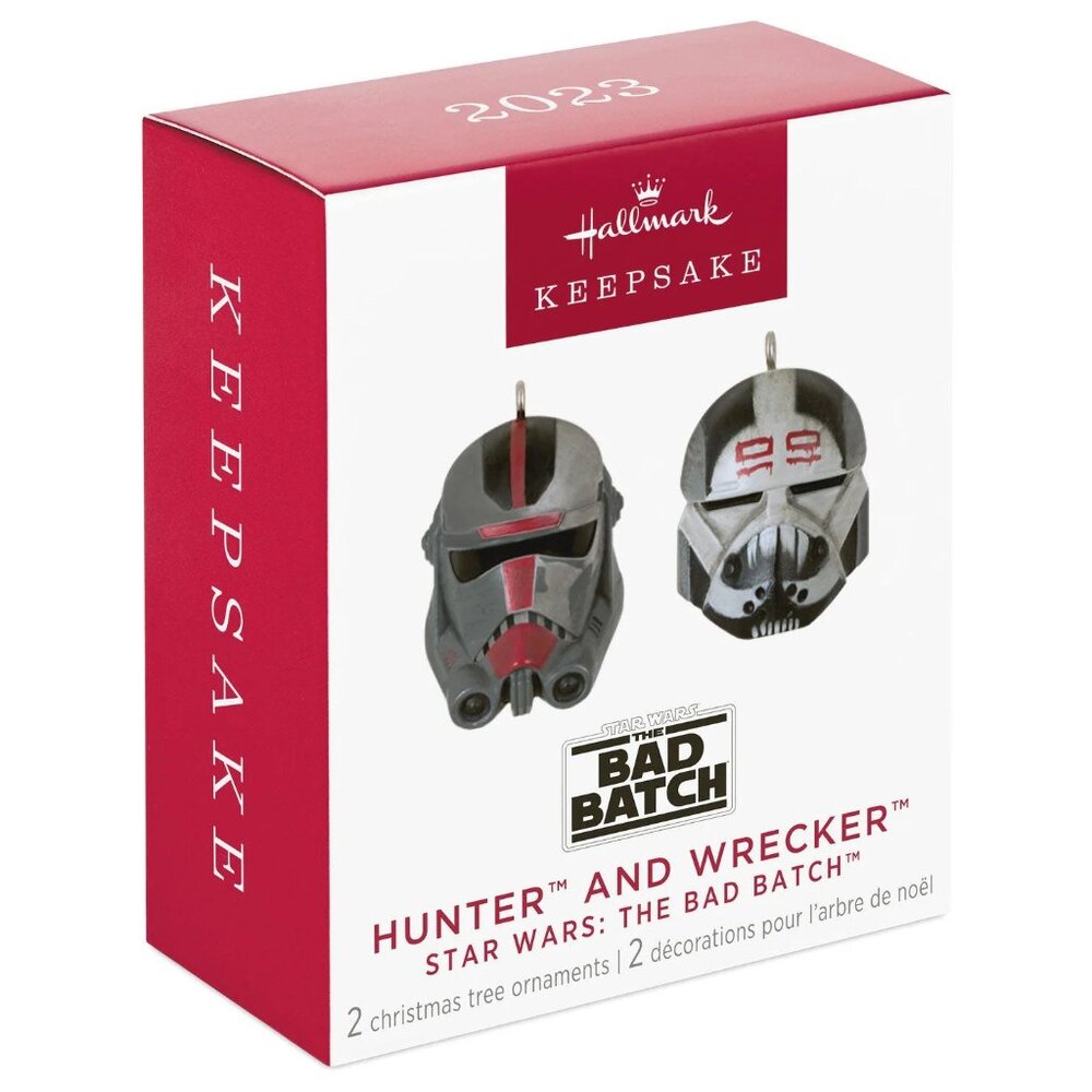 New! Star Wars The Bad Batch Hallmark Keepsake Christmas Ornament Hunter Wrecker